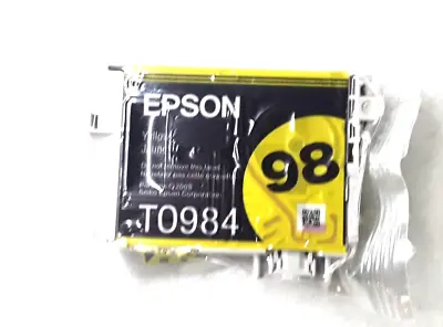 **** NEW GENUINE Epson 98 T0984 Yellow Ink Cartridge For Artisan 700 710 725 730 • $6.98