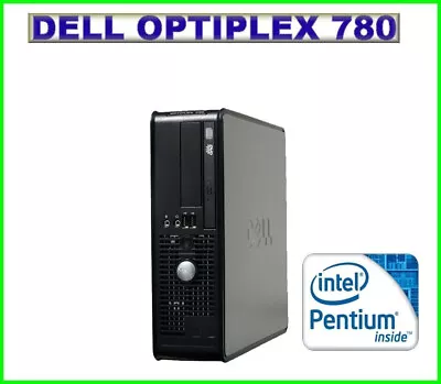 Fast Pc Dell Optiplex 780 Intel Dual Core 2.7 Ghz 4gb 160gb Dvdrw Windows 7 Pro • $129