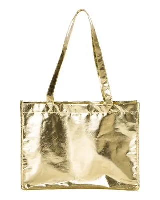 Liberty Bags Metallic Large Tote Bag A134M 16  W X 12  H X 6  D • $9.99