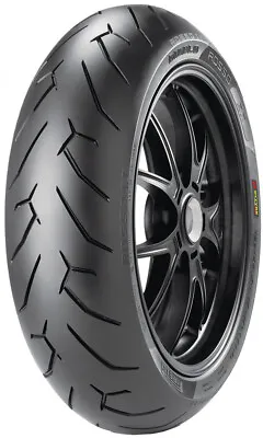 PIRELLI DIABLO ROSSO II 200/50R17 Rear Radial BW Motorcycle Tire 75W 200/50-17 • $258.95