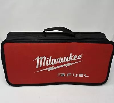 Milwaukee Fuel Logo 14” M12 Li-Ion Contractor Soft Case Tote Empty Tool Bag • $8.99