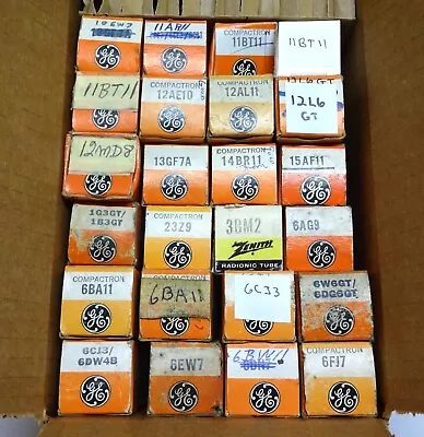 24 Tubes Vacuum Tube Lot • $3.95