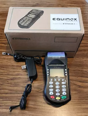 EQUINOX T4205 Dial Credit Card Terminal Payment System 010344-003R/ Power Supply • $19.99