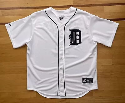 Majestic Made In USA Detroit Tigers Ian Kinsler #3 Replica Jersey Sz. XL White • $70