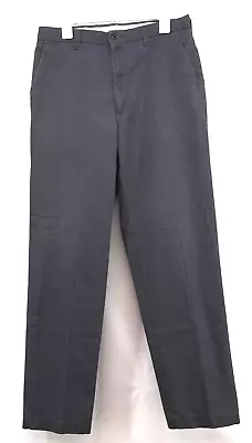 Red Kap Work Pants Mens Size 34 Gray Elastic Waist Durable Industrial Uniform • $13.54