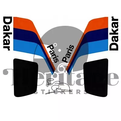 Tank Decal Set For BMW R80G/S GS Paris Dakar / Heritage Stickers • $98.99