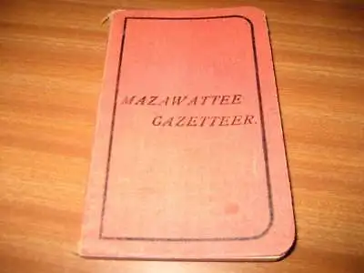 Mazawattee Pocket Gazetteer Of The World 1929 • $16.02