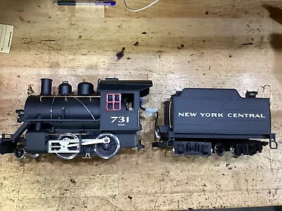 LGB 20232 G New York Centra 2-4-0 Steam Locomotive & Tender W/Sound #731 • $255