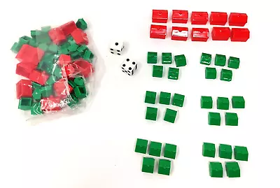 Monopoly Houses And Hotels Replacement Game Parts With 2 Dice • $4.99