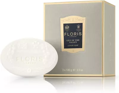 £23.61 • Buy Floris London Lily Of The Valley Luxury Soap Collection 3 X 100 G