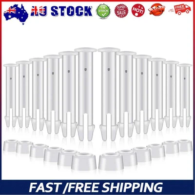 $10.89 • Buy 12 Packs Replacement Plastic Pool Joint Pins W/ Rubber Seal For Intex Pool Parts