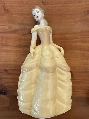 Lladro Nao #1708 - Disney Belle Figurine Yellow Gown Beauty And The Beast Lot 2 • £54