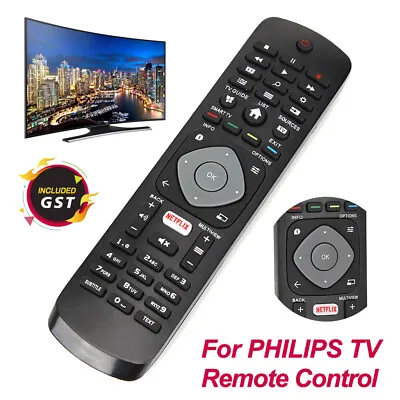 Replacement Remote Control For PHILIPS TV For NETFLIX APP HOF16H303GPD24 • $8.82