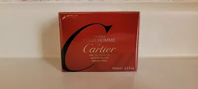 Must Pour Homme Cartier 3.3 Oz Eau De Toilette Spray New Sealed In Box • $289