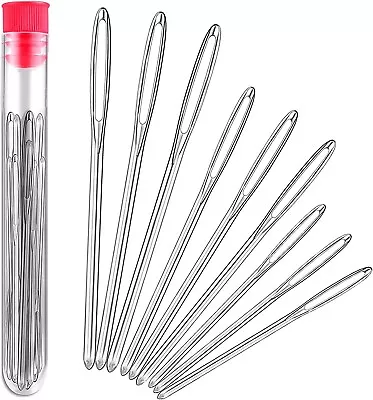 Large-Eye Blunt Needles Stainless Steel Yarn Knitting Needles Sewing Needles ... • $6.99