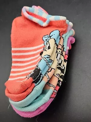 New Disney Minnie Mouse Baby Toddler Girl Socks Set Of 3 Anklet • $6