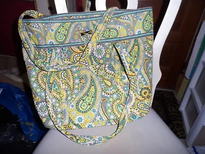 Vera Bradley XL Vera Toggle Tote In Lemon Parfait • $39.99