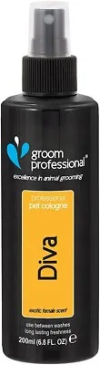 £8.59 • Buy Groom Professional Diva Pet Cologne, Excellence In Animal Grooming, Dog Cologne