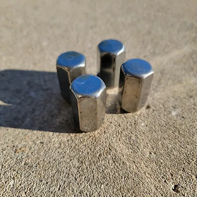 Volvo 240 Turbo Virgo Lugnuts Set Of 4 Nice Rare OE Lugnut 242 244 245 Polished • $50