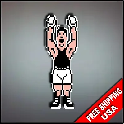 Little Mac Mike Tyson's Punch Out 8  X 3  Vinyl Decal Sticker Emblem 8-bit Pixel • $4.49