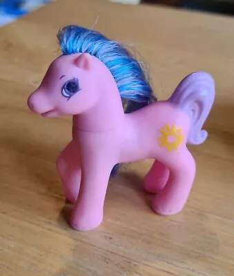 McDonalds Happy Meal Toy - My Little Pony 1998 - Pink Pony With Sun On Side • £3.50