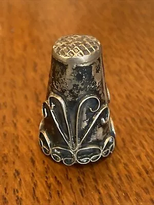 Wayne Nez Gaussoin Navajo Signed Sterling Silver Thimble  Ts • $39.99