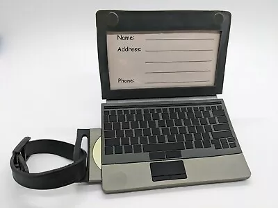 Vintage HP Laptop Luggage Tag PVC Magnetic Clasp Hewlett Packard Collectible • $36