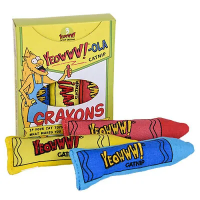 Yeowww! Cat Toys With Pure American Catnip - Yeowww!-ola Crayon • $21.99