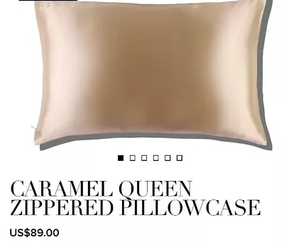 Slip Mulberry Silk Pillowcase Caramel Color Queen Size (20x30) Brand New In Box • $49.99