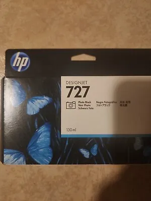 HP 727 (B3P23A) Photo Black DesignJet Ink Cartridge 130ml • $40