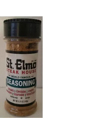 St. Elmo Steak House World Famous Seasoning 5.75 Oz Bottle (two Bottles) • $16.90