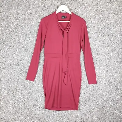 $19.95 • Buy ASOS Womens Dress Size 14 Purple Long Sleeve V-Neck Stretch Pullover