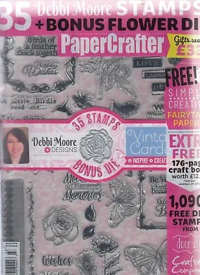 £13.69 • Buy Papercrafter Issue 143 Includes Debbi Moore Stamps & Bonus Flower Die