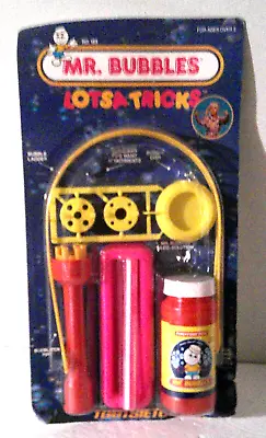 Vintage 1988 Tootsietoy Mr Bubbles Lotsa Tricks Blowing Toys Set • $12.99