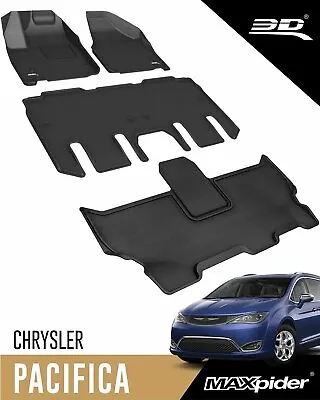 17-21 Chrysler Pacifica / 20-21 Voyager All-Weather Floor Mats 3D MAXpider Kagu • $267.99