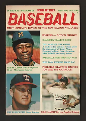 May 1975 Tommy Kay's Big Book Of Baseball – Hank Aaron Cover  #M445 • $12.99