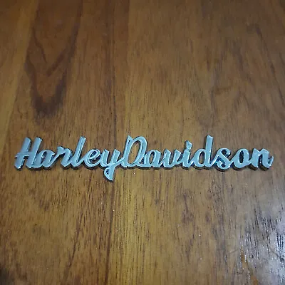 3D Chrome Metal Lettering Emblem / Medallion For Harley Davidson Tank Trunk • $25
