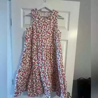 NWT J. Crew Printed Sleeveless Tiered Mini Dress • $22.75