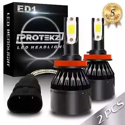 H7 Cree LED Headlights Kit 1700W 255000LM Conversion Bulb 6000K + Canbus Decoder • $30.56