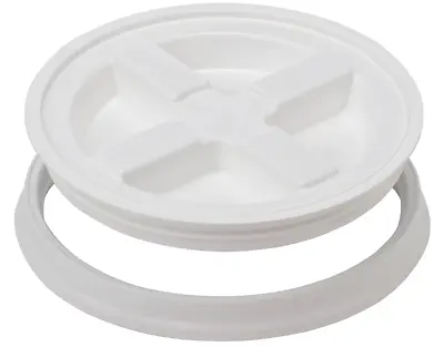 Gamma Seal Screw On Bucket Lid 5 Gallon Water Plastic Pail Air Tight Storage USA • $14.95