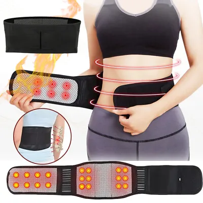 Adjustable Lumbar Waist Support Brace Belt Lower Back Pain Relief For Men /Women • $7.79