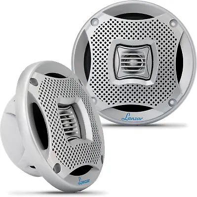 LANZAR 5.25” Marine 2-Way Speakers - Water Resistant Audio Stereo Sound System W • $31.25