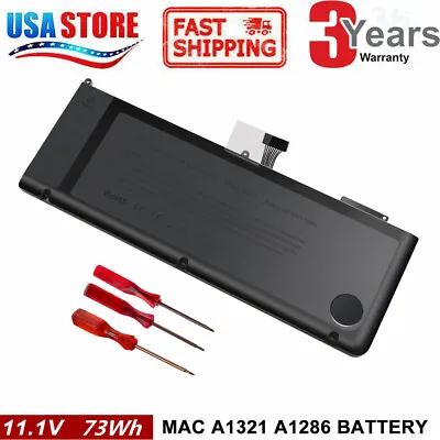 A1321 Battery For Apple Macbook Pro 15  A1286 ( 2011 Mid 2009 2010 2012) A1382 • $24.99