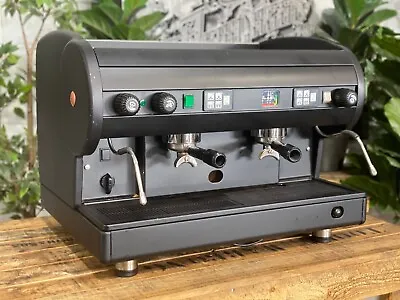 San Marino Lisa 2 Group Full Black Espresso Coffee Machine Commercial Cafe Latte • $2750