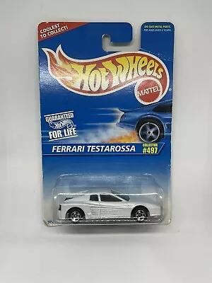 Ferrari Testarossa White Hot Wheels • £16.99