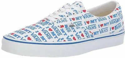 Vans Canvas Sneakers Trainers I Love Heart Vans Lace Up UK 4.5 6 Skate Shoes NEW • £22.99