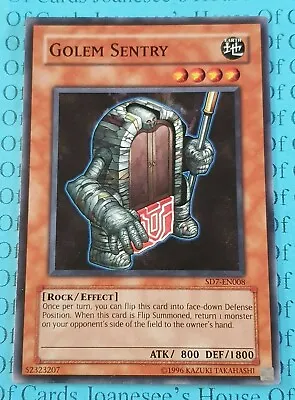 Golem Sentry SD7-EN008 Common Yu-Gi-Oh Card (U) New • £1.99