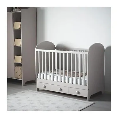 Gonatt IKEA Cotbed  Light Grey • £80