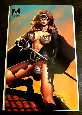 M House #1 Woman Of War Zorro Alfret Le Exclusive Nude Trades Cover Ltd 50 Nm+ • £160.59