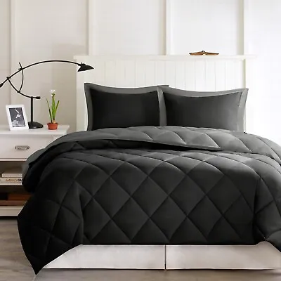 Madison Park Essentials 3M Scotchgard Reversible Down Alternative Comforter Set • $51.99